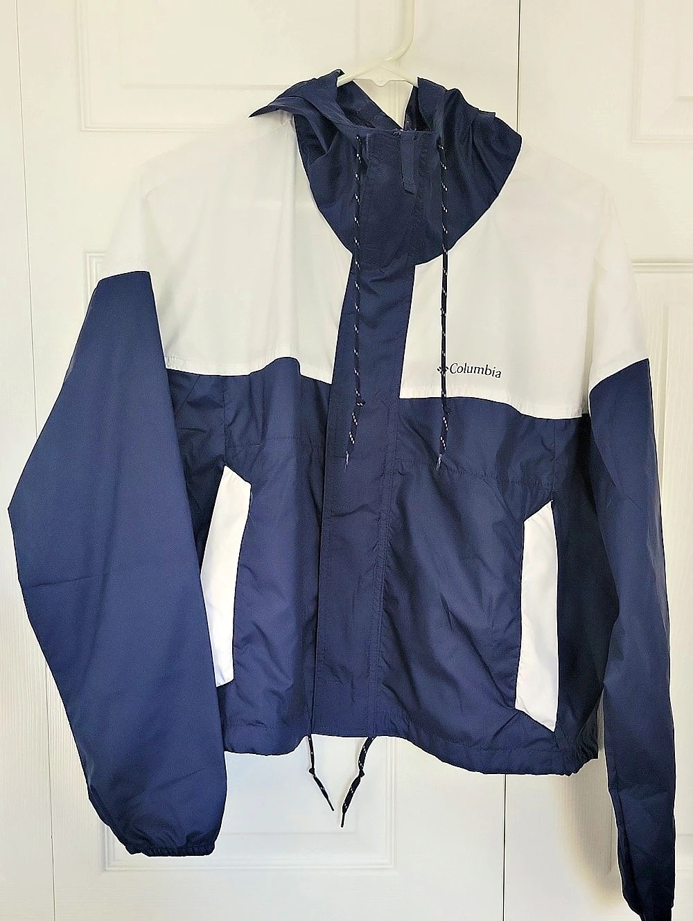 Columbia Color Block Hooded Windbreaker